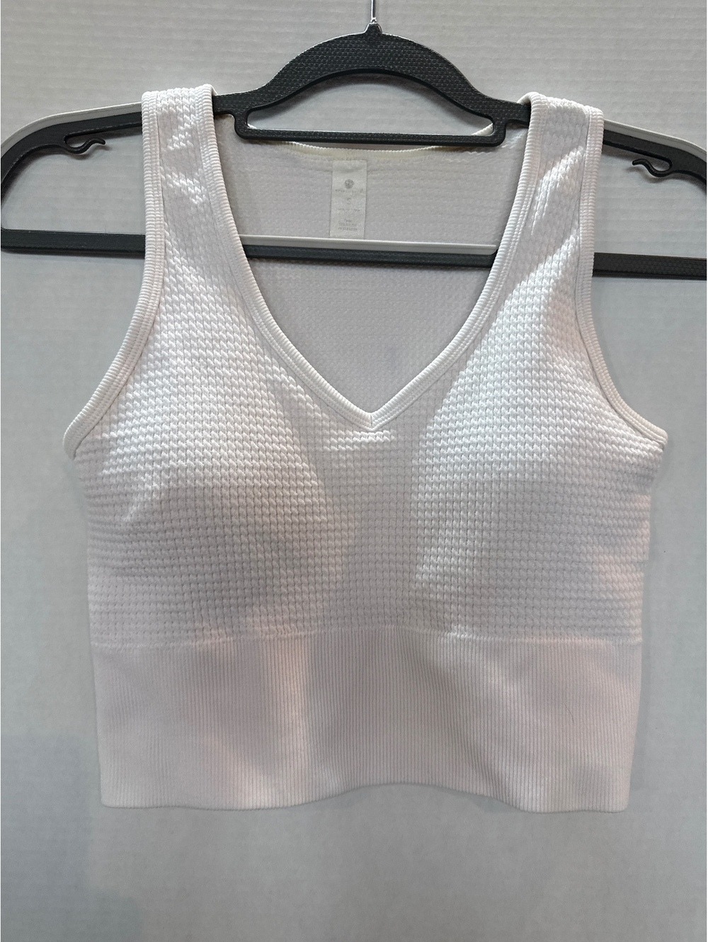 Yogolicious White Textured Sports Bra or Tank